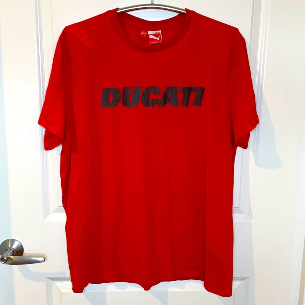 PUMA + DUCATI | Men’s PUMA + DUCATI Collaboration Red Shirt Size XXL